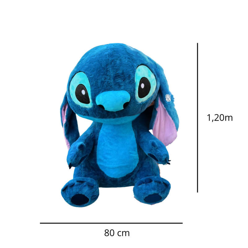 Stitch de Pelúcia Gigante 1 metro e 20 cm