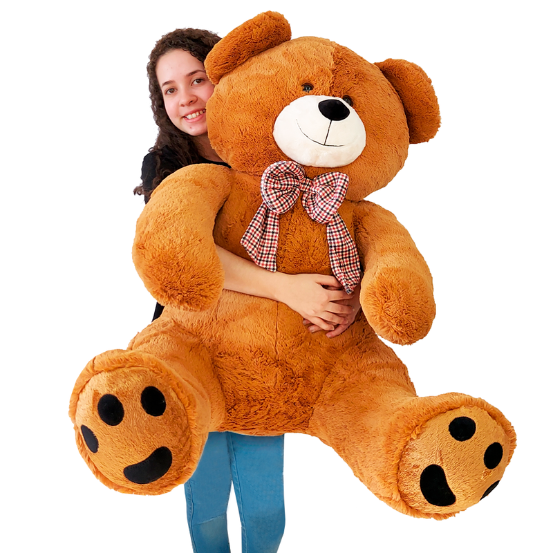 Urso de Pelúcia Gigante 1 metro - Xavier Marrom