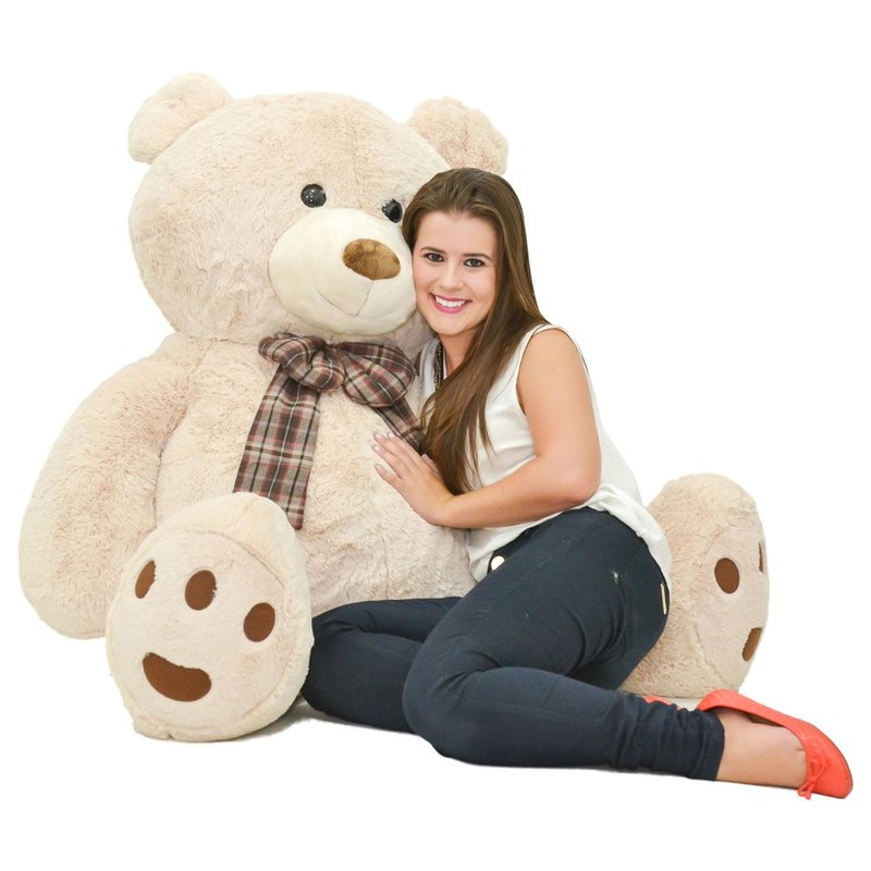 Urso de Pelúcia Gigante 1 metro e 50 cm - Harry Bege